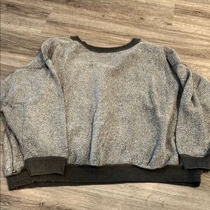 Cozy Gray Fleece Pullover